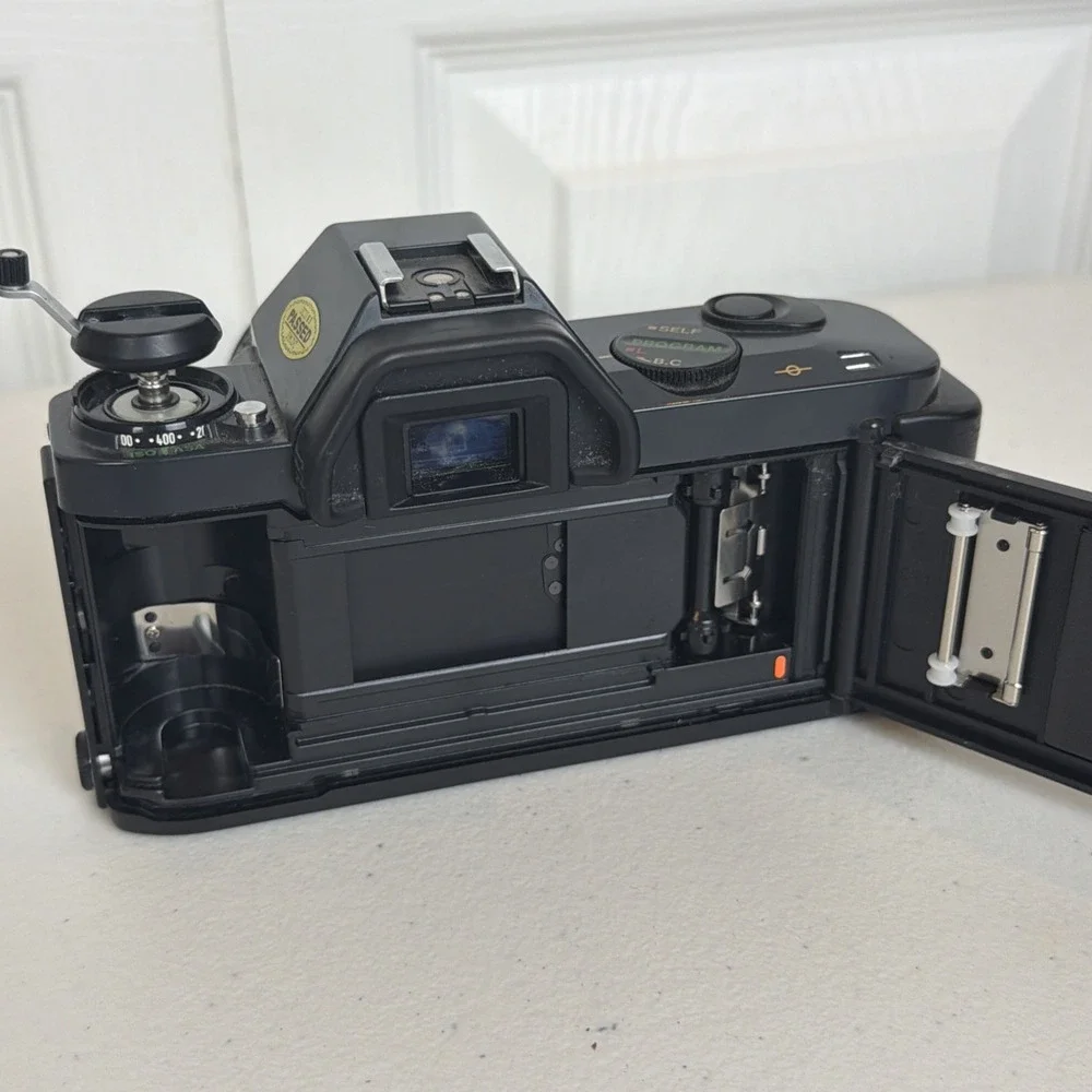 Canon T50 35mm SLR Film Camera with Canon FD 50mm f1.8 Lens Japan Vintage